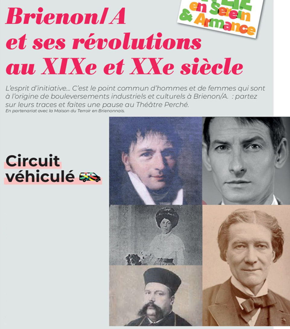 CIRCUIT VÉHICULÉ "BRIENON ET SES RÉVOLUTIONS AU XIXe ET XXe SIÈCLE" à Brienon-sur-Armançon
