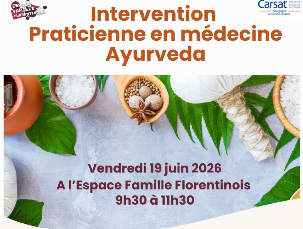 SÉANCE "AYURVEDA" à Saint-Florentin
