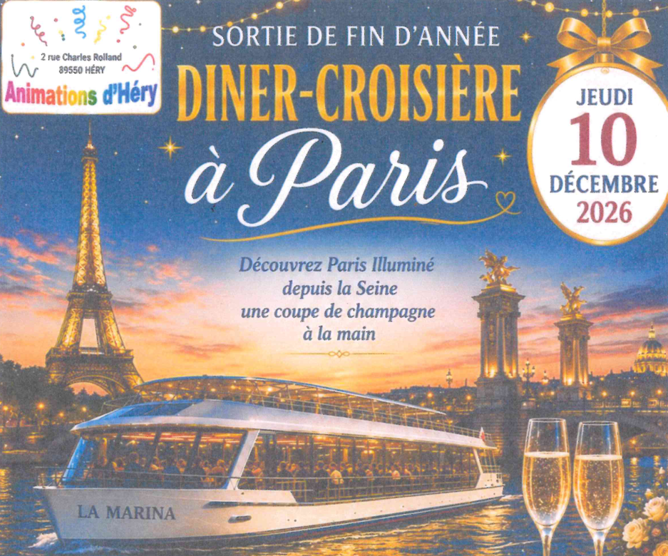 EXCURSION A PARIS au départ d'Héry