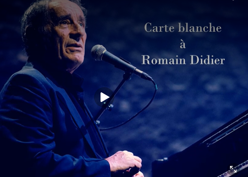 CONCERT ROMAIN DIDIER à Brienon sur Armançon