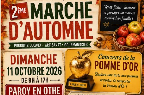 MARCHÉ D'AUTOMNE à Paroy en Othe