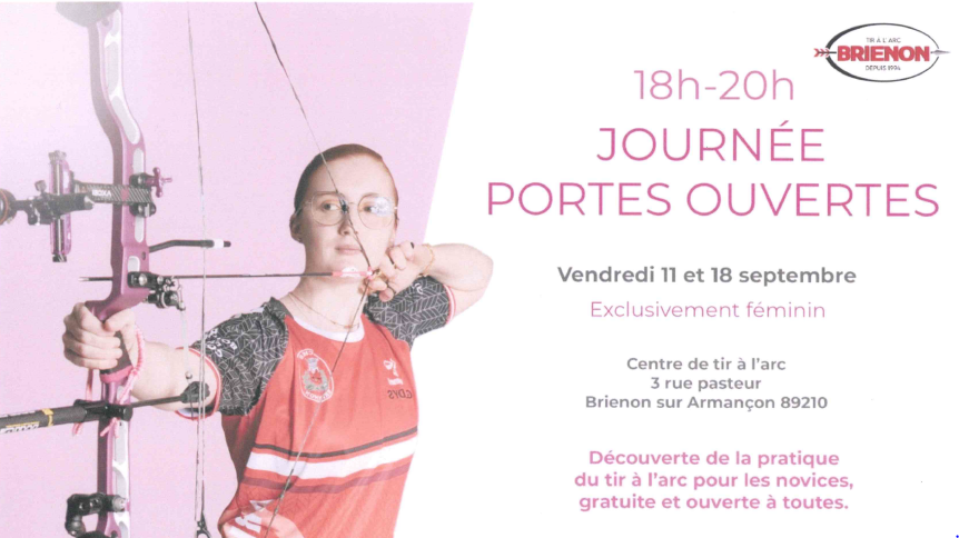 PORTES OUVERTES TIR A L'ARC de Brienon sur Armançon