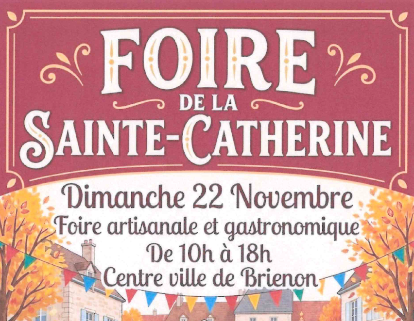 FOIRE SAINTE CATHERINE à Brienon sur Armançon