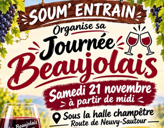 JOURNÉE BEAUJOLAIS à Soumaintrain